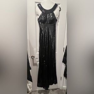 Jovani Black Sequin Prom Dress